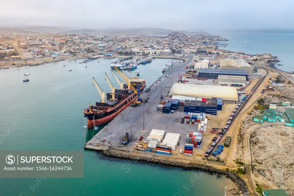 Coast of Shark Island, Luderitz , Namibia ,.