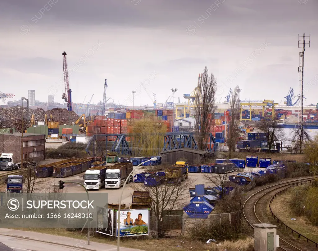 Harbour in Hamburg. Germany. Photo: André Maslennikov