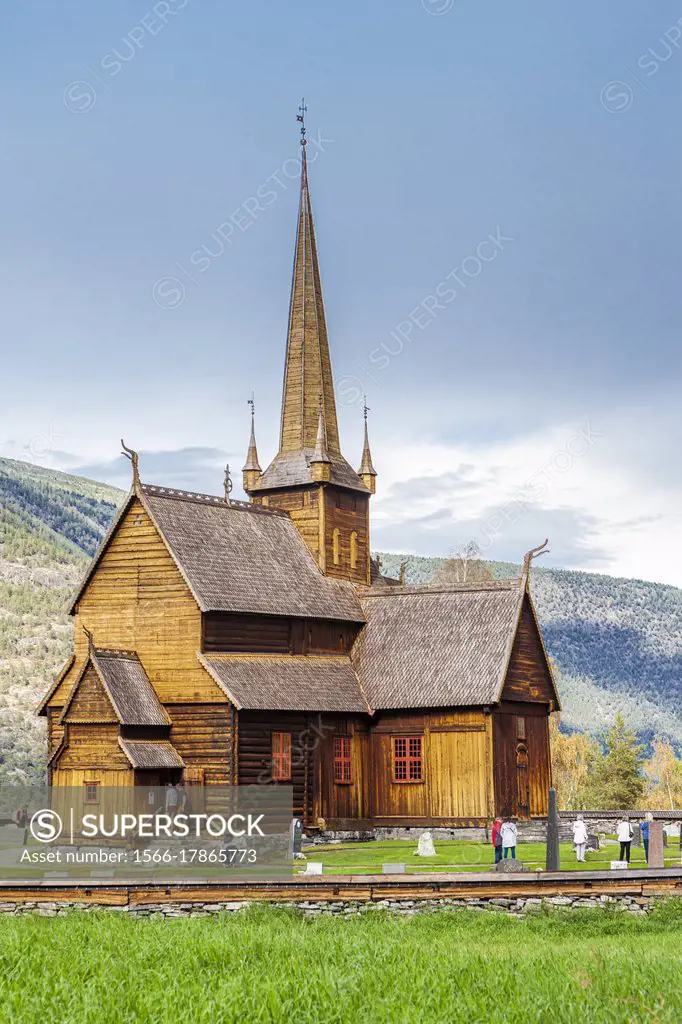 Lom Stave Church, Lom, Innlandet, Norway.