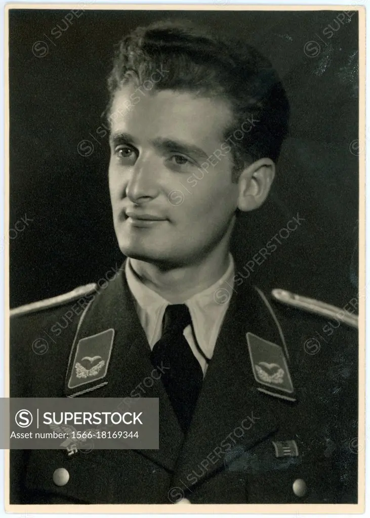 Luftwaffe pilot, night fighter ace Wilhelm Herget.