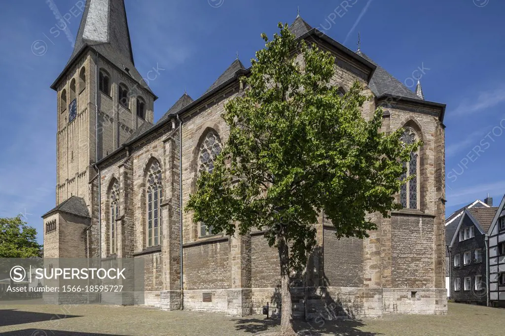 Mettmann, Germany, Mettmann, Bergisches Land, Niederbergisches Land, Niederberg, Rhineland, North Rhine-Westphalia, NRW, Catholic Saint Lambertus Chur...