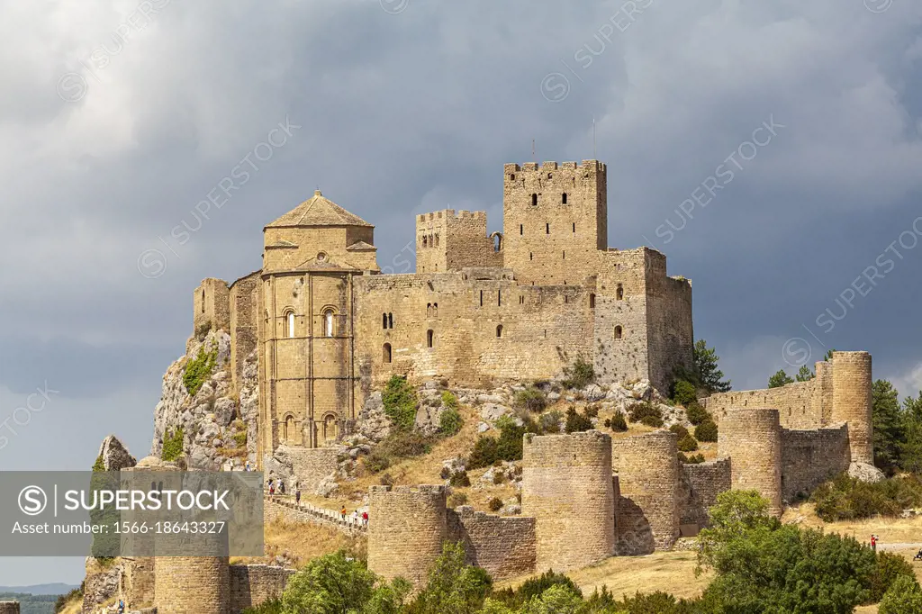 Castle of Loarre, Loarre, La Hoya, Huesca, Spain.
