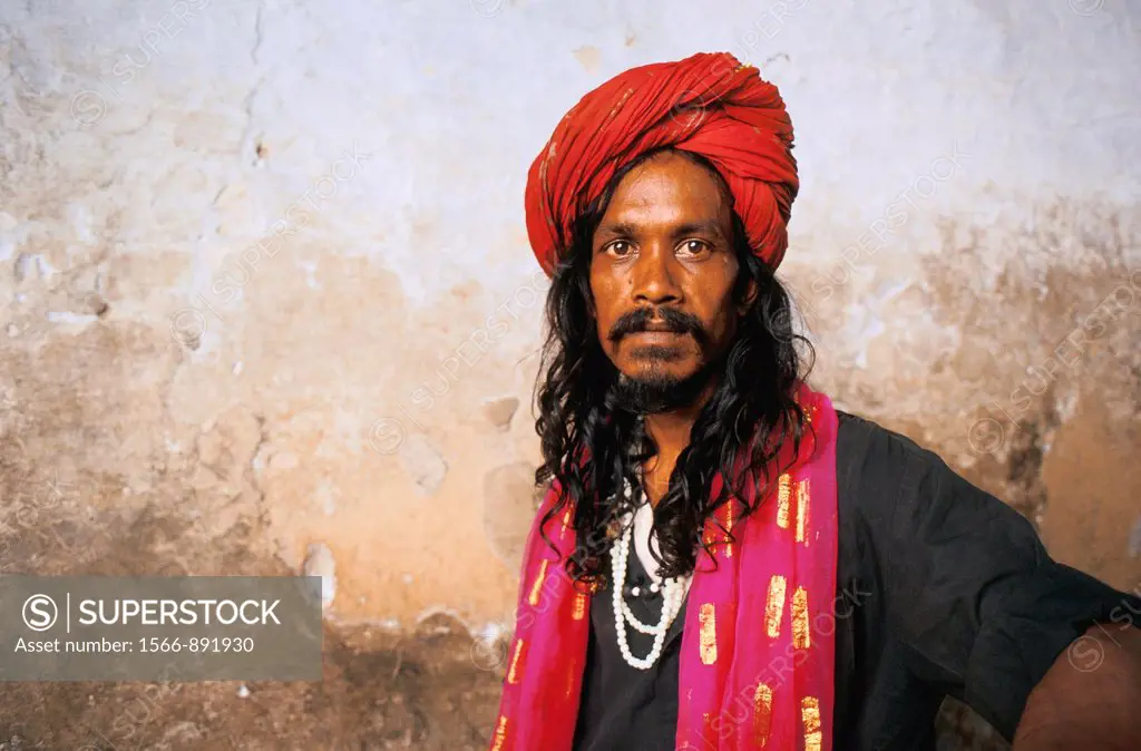 Fakir at the mausoleum of Moinuddin Chishti  At Ajmer, India