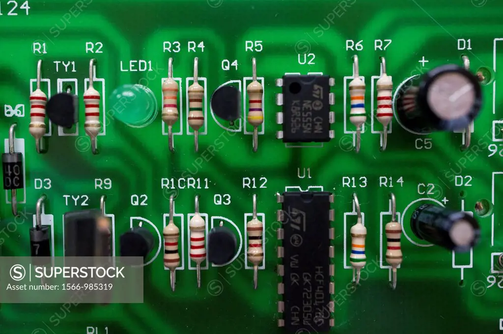 Fire alarm control panel´s circuit board