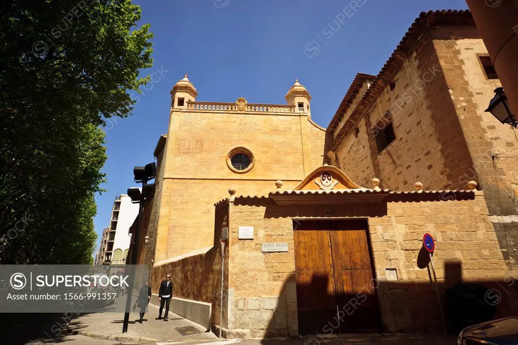 Ses Teresetes Discalced Carmelite convent, Order of Our Lady of Mount Carmel, Paseo de la Rambla, Palma, Majorca, Balearic Islands, Spain