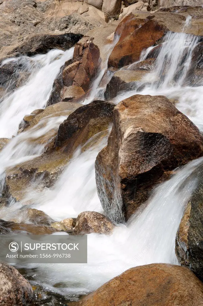 Alluvial Fan Waterfall - Rocky Mountain National Park - Estes Park, Colorado USA