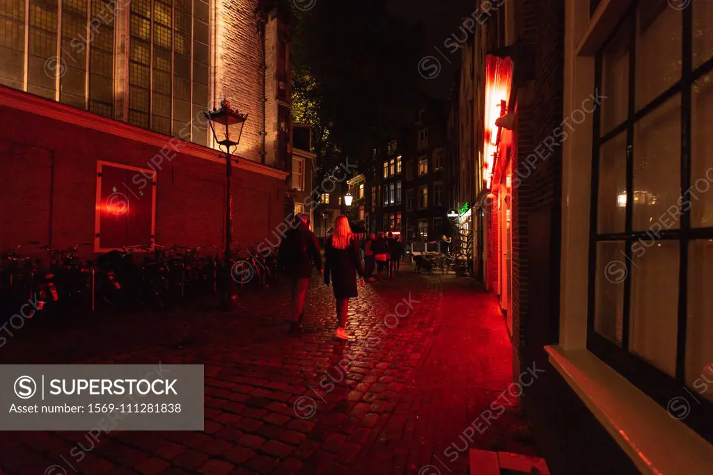 Red light district of Amsterdam