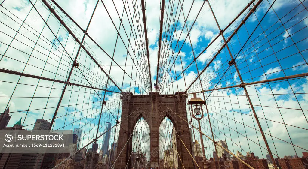 Brooklyn Bridge with Lower Manhattan