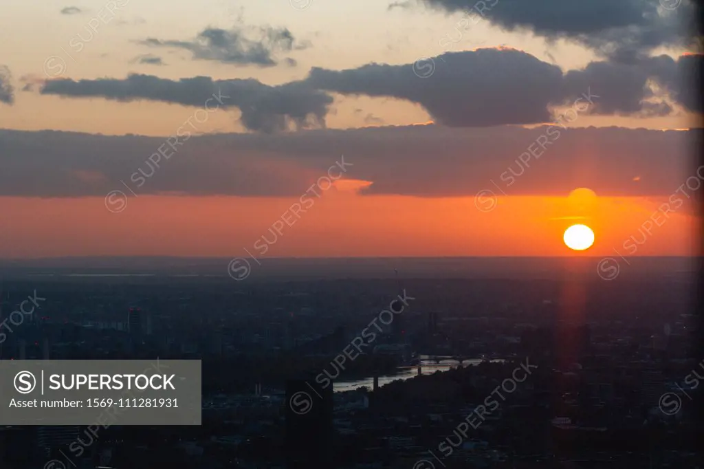 Aerial view of cityscape