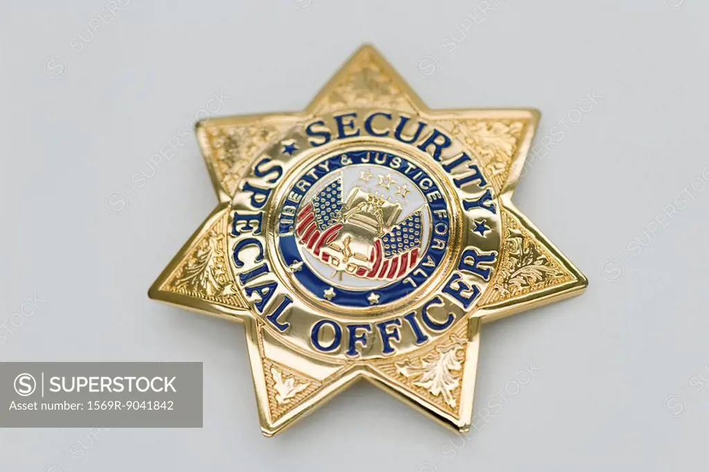 Special Security Officer brass badge