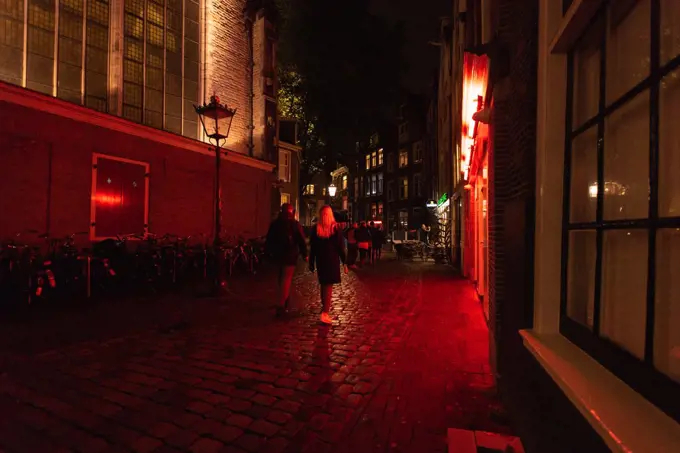 Red light district of Amsterdam