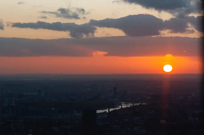 Aerial view of cityscape