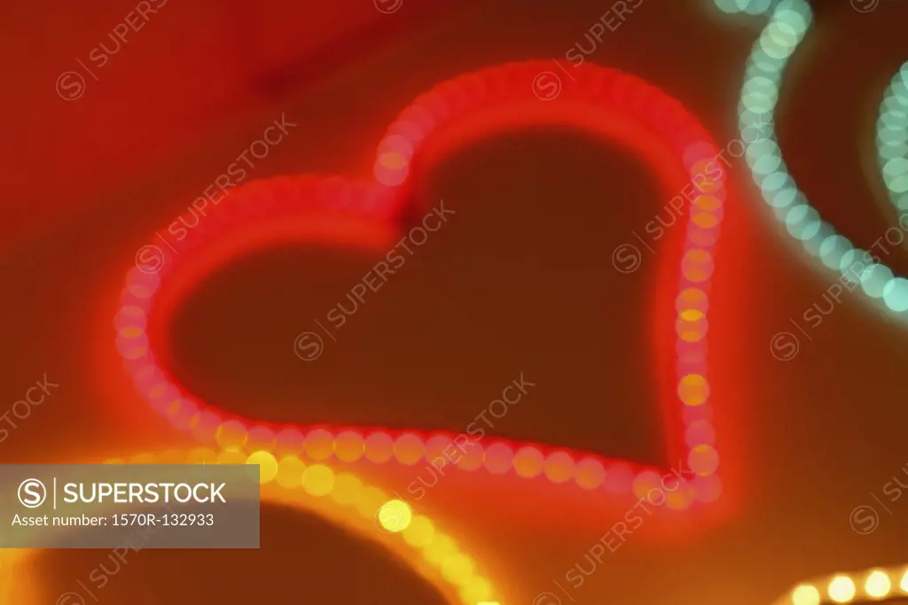 Heart shape light