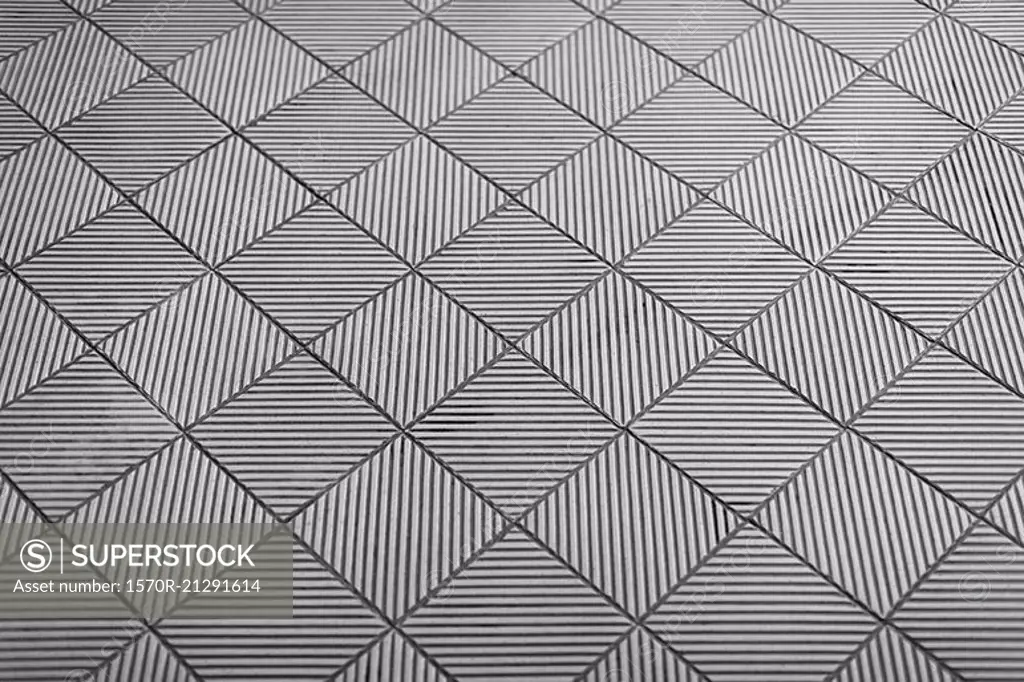 Full frame shot of patterned floor tiles