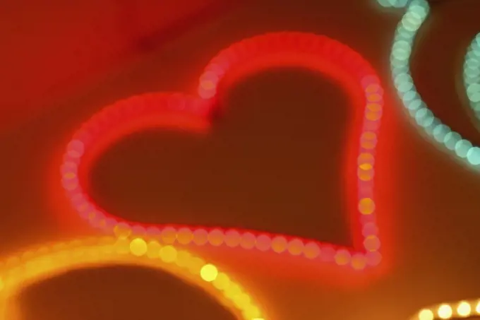 Heart shape light