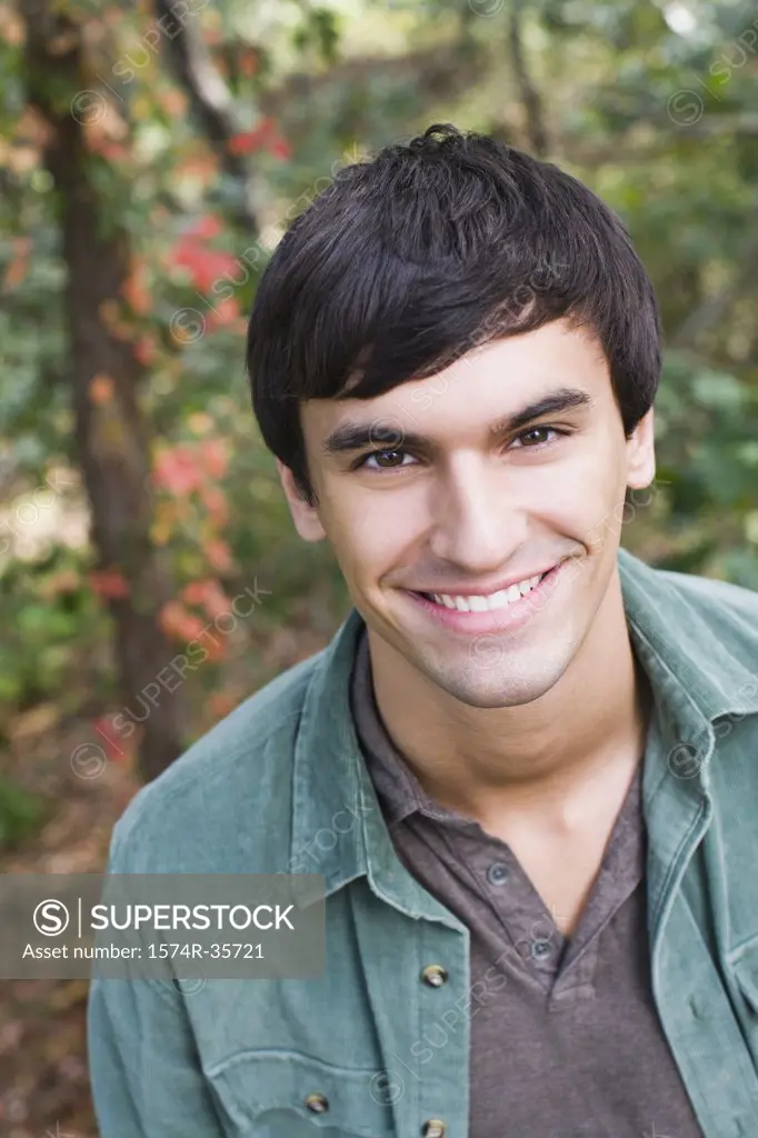 Portrait of a happy man smiling