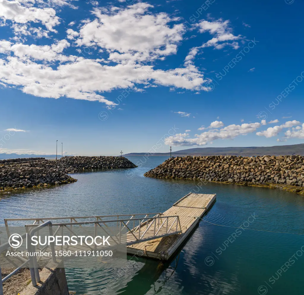 Harbor at Budardalur, Western Iceland