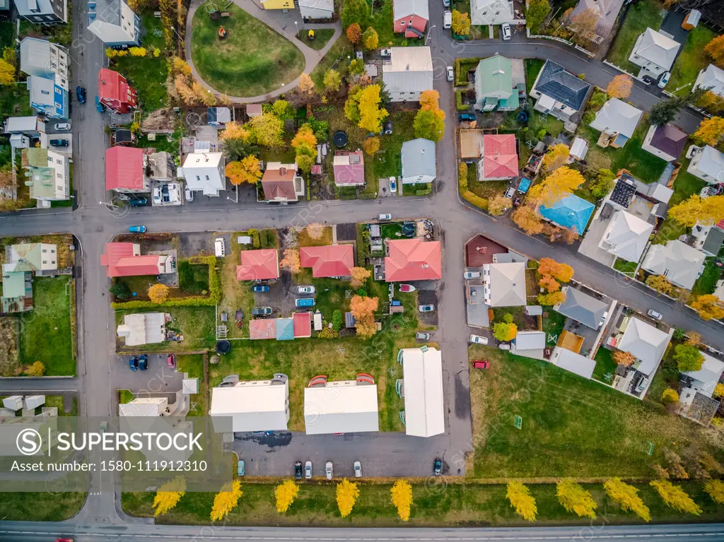 Akureyri in the Autumn, Northern Iceland