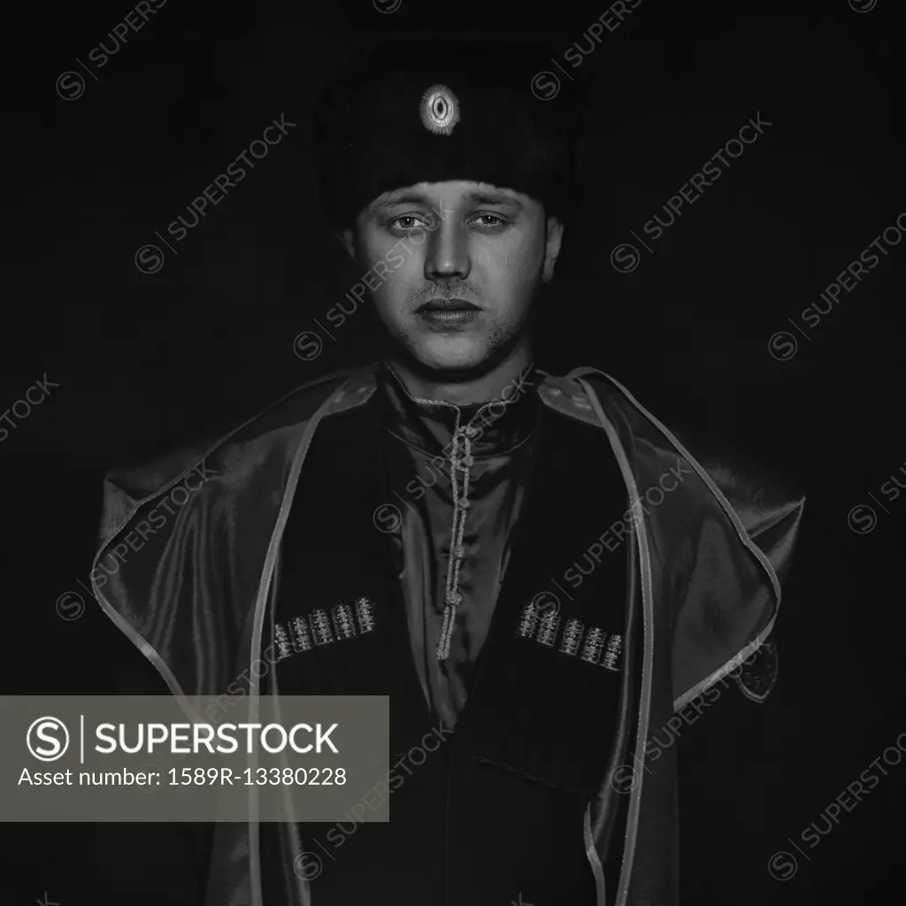 Cossack soldier wearing uniform