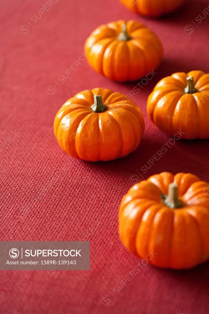 Small Halloween pumpkins