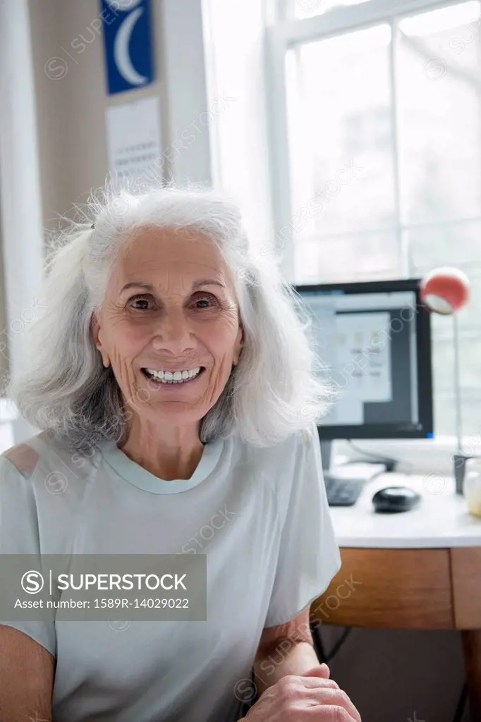 Portrait of smiling older woman