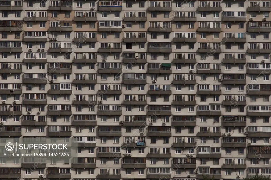 Balconies of apartments