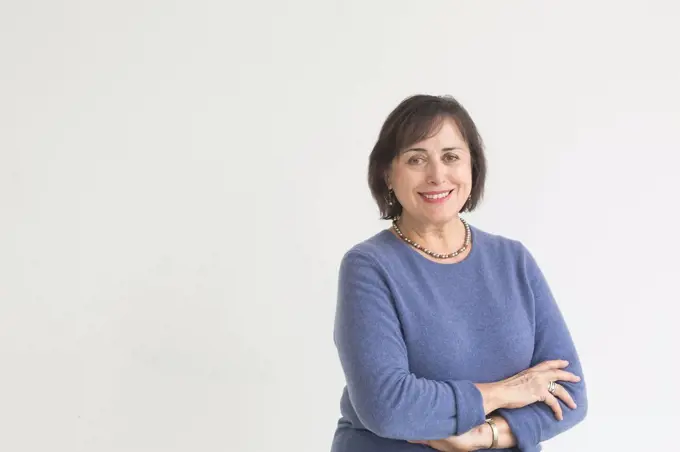 Portrait of smiling older Mixed Race woman