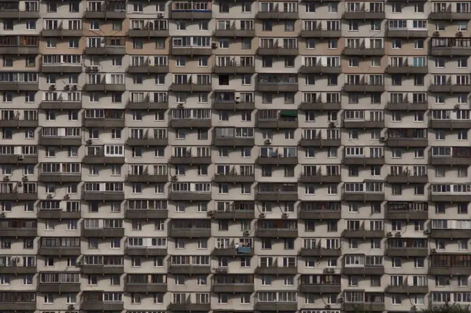 Balconies of apartments