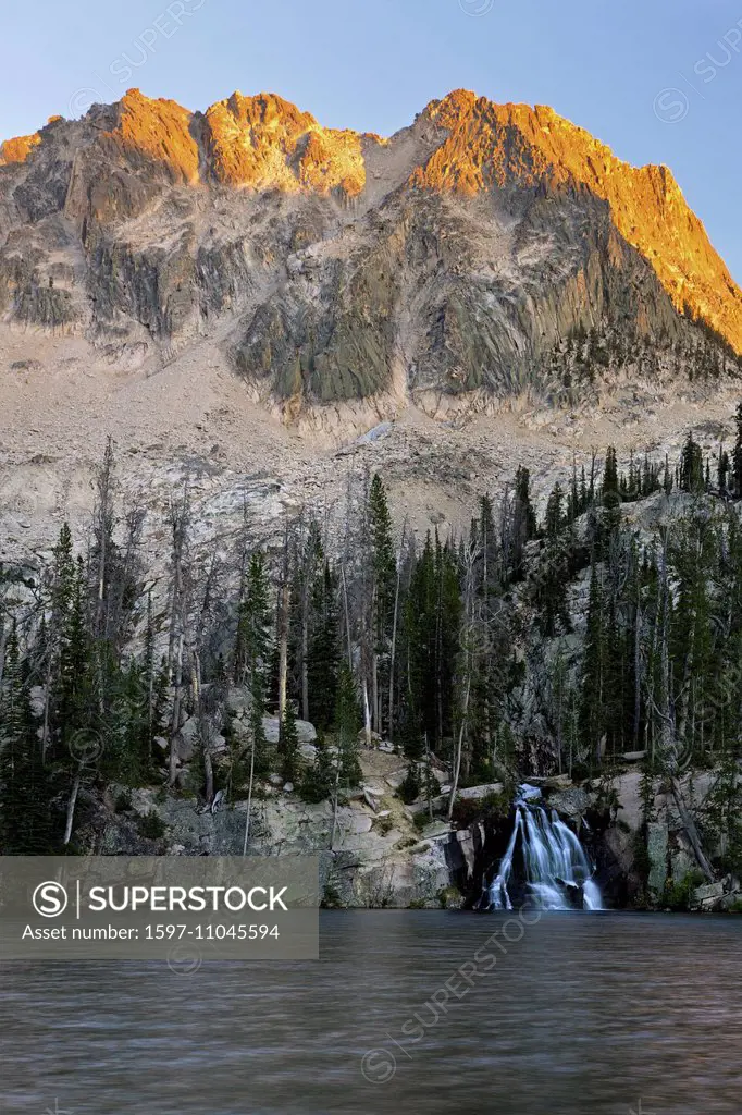 Sawtooth Mountains, Sawtooth Range, The Sawtooths, Sawtooths, Sawtooth Wilderness, ID, Idaho, USA, America, United States, mountain, mountains, range,...