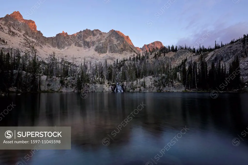 Sawtooth Mountains, Sawtooth Range, The Sawtooths, Sawtooths, Sawtooth Wilderness, ID, Idaho, USA, America, United States, mountain, mountains, range,...