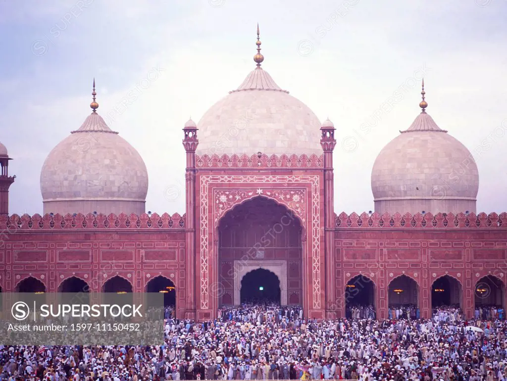 eid ul fitr, Badshahi Mosque, Lahore, Pakistan