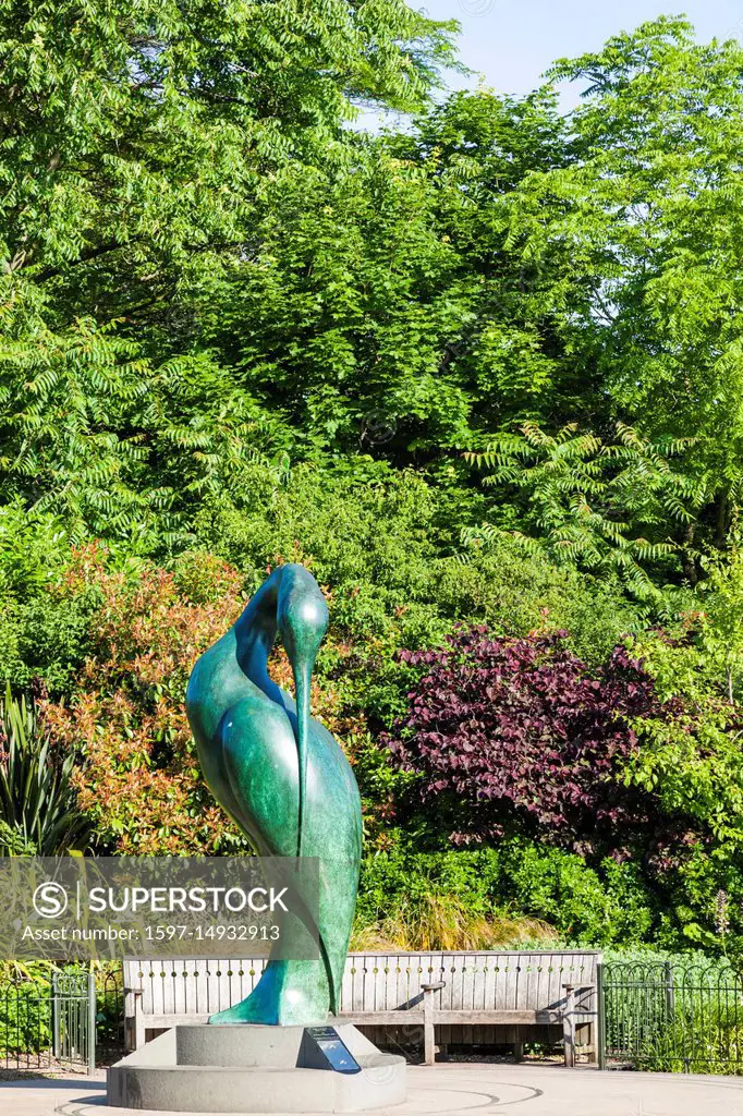 England, London, Kensington, Hyde Park, Isis Statue by Simon Gudgeon