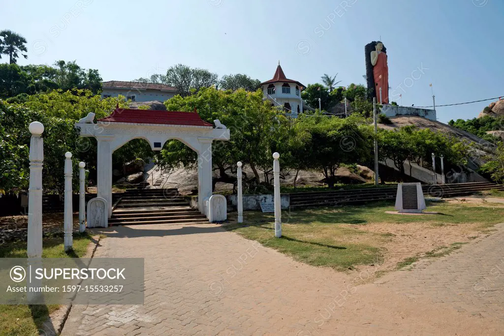 Sri Lanka, Kirinda, viharaya temple