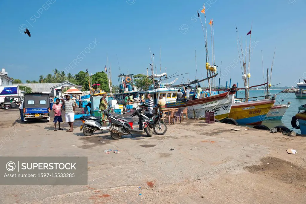 Sri Lanka, Tangalle, harbor