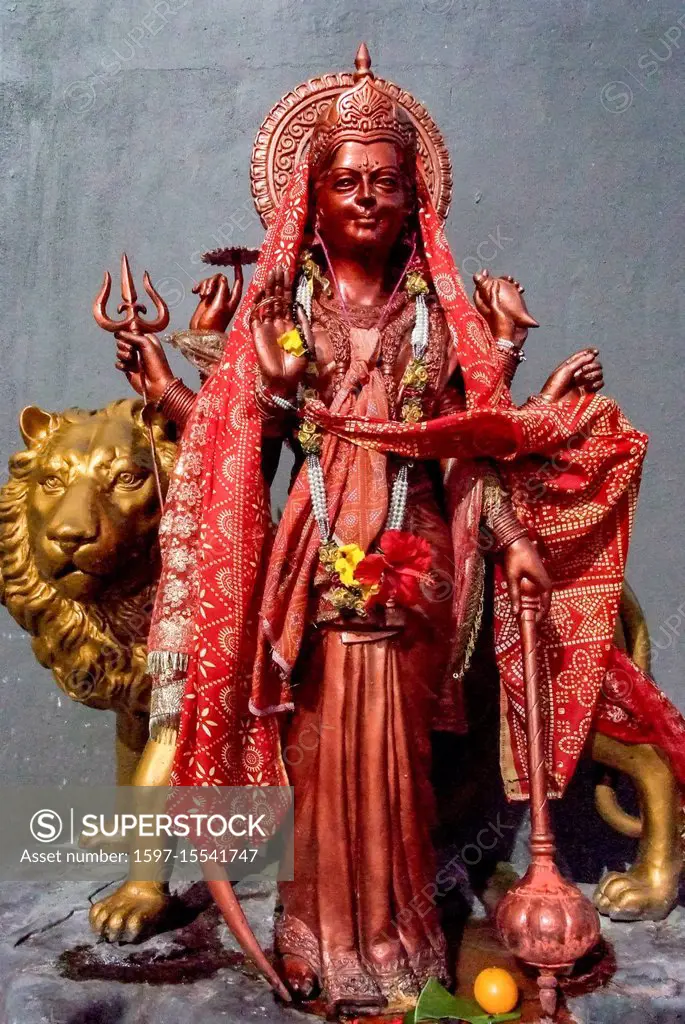 Durga Mata Statue, Ganga Talao, Mauritius