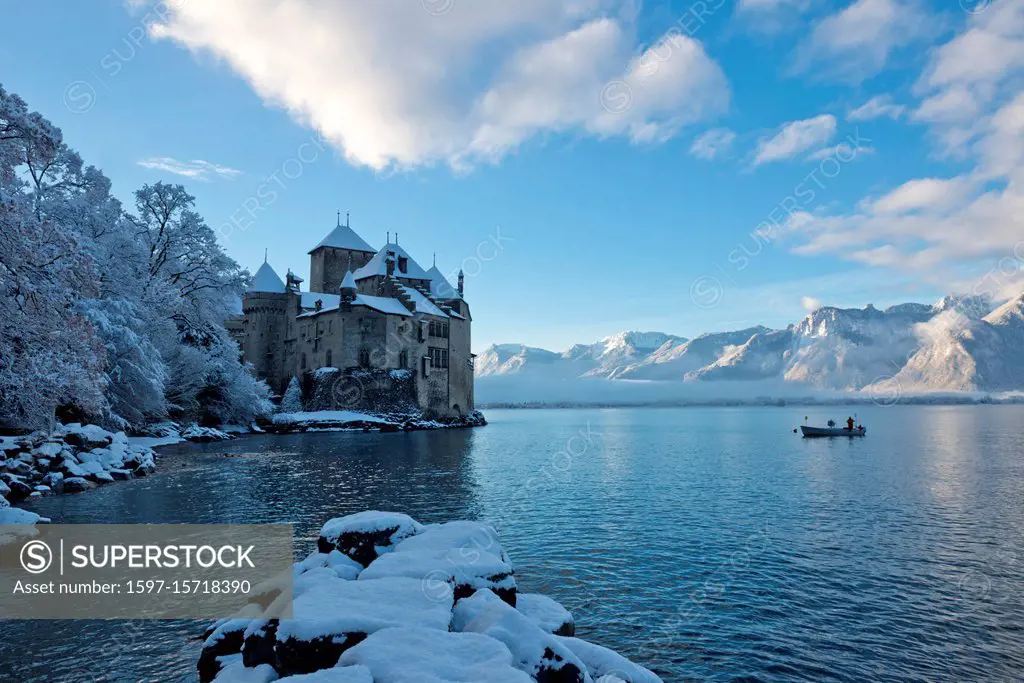 neige du lac Léman