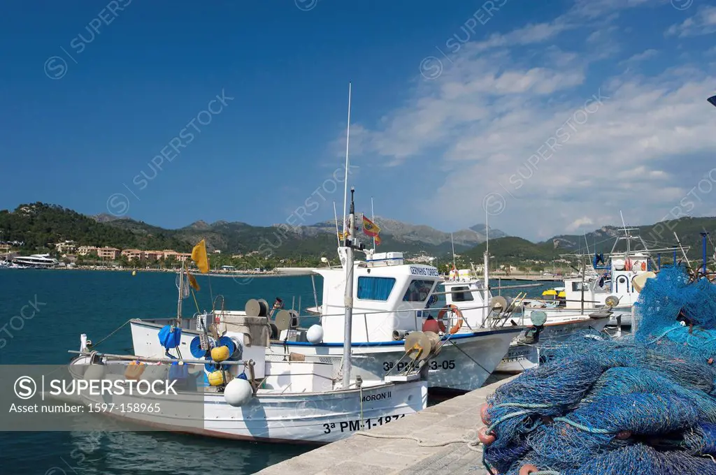 Majorca, Mallorca, Balearic Islands, island, isle, islands, isles, Spain, Europe, Spanish, Europe, European, outdoors, Outside, day, nobody, fishing h...