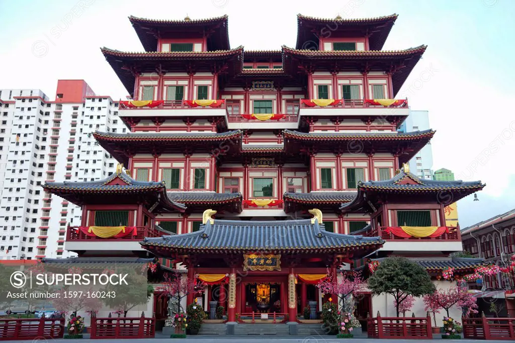 Asia, Singapore, Chinatown, Buddha Tooth Relic Temple, Temple, Temples, Chinese Temple, Chinese, Tourism, Holiday, Vacation, Travel