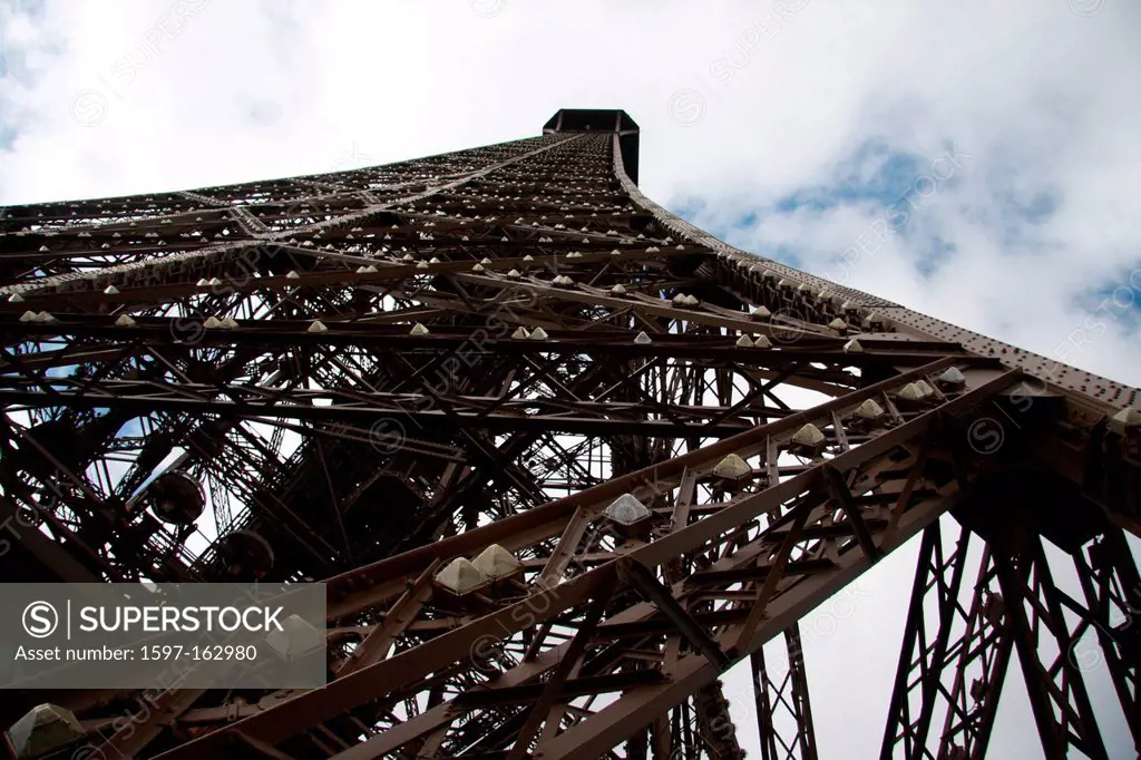 Paris, Europe, France, Eiffel Tower, Eiffel, architecture, steel, construction, building, tower,