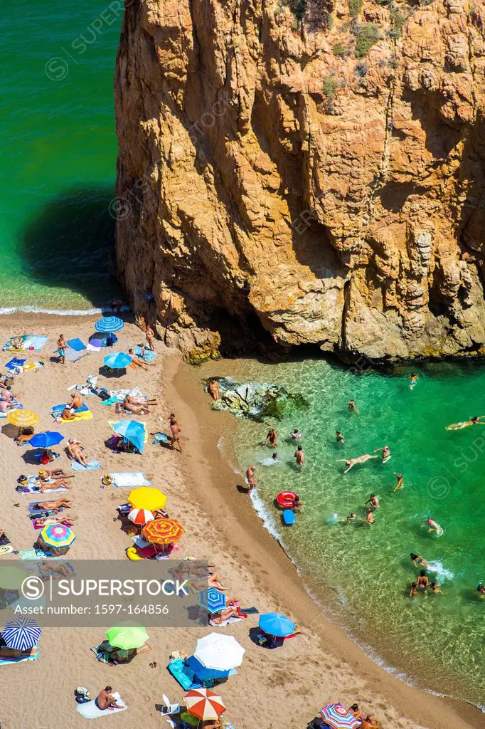 Spain, Europe, Catalonia, Costa Brava Coast, Illa Roja, Nudist Beach, beach, blue, coast, Costa Brava, free, Mediterranean, natural, nature, nude, nud...