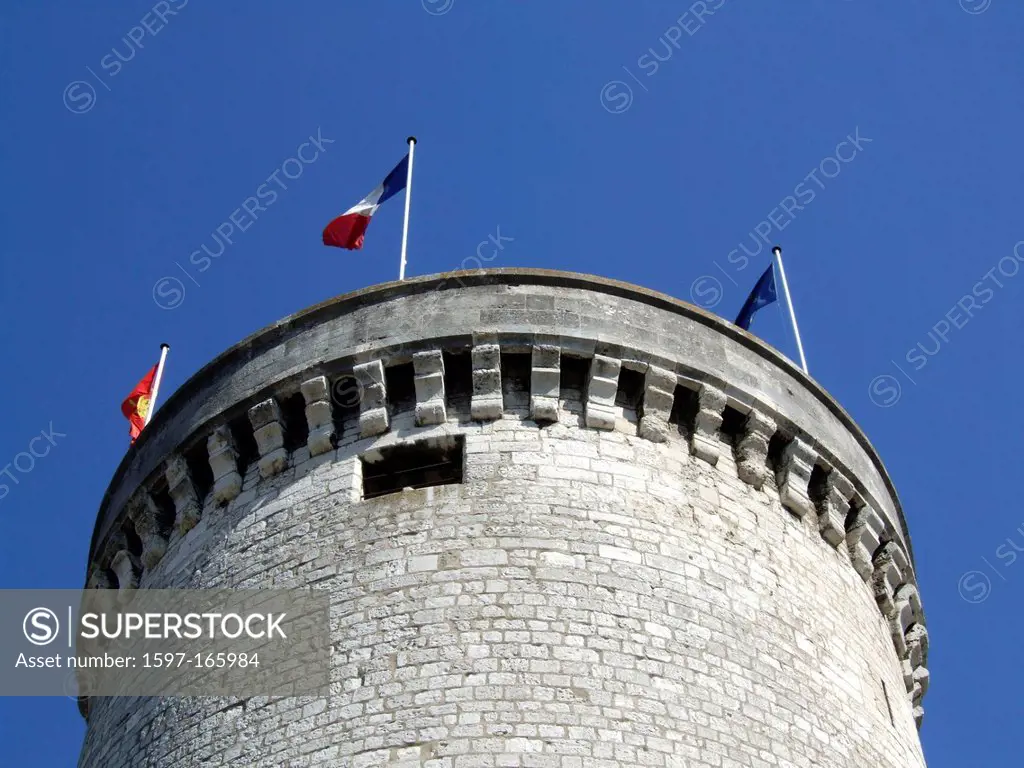 Tour des Archives, Castle, Vernon, Normandy, France, Europe, tower,