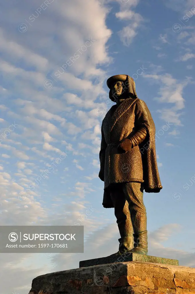 John Cabot, Cabot, Statue, Bonavista, Newfoundland, Canada,