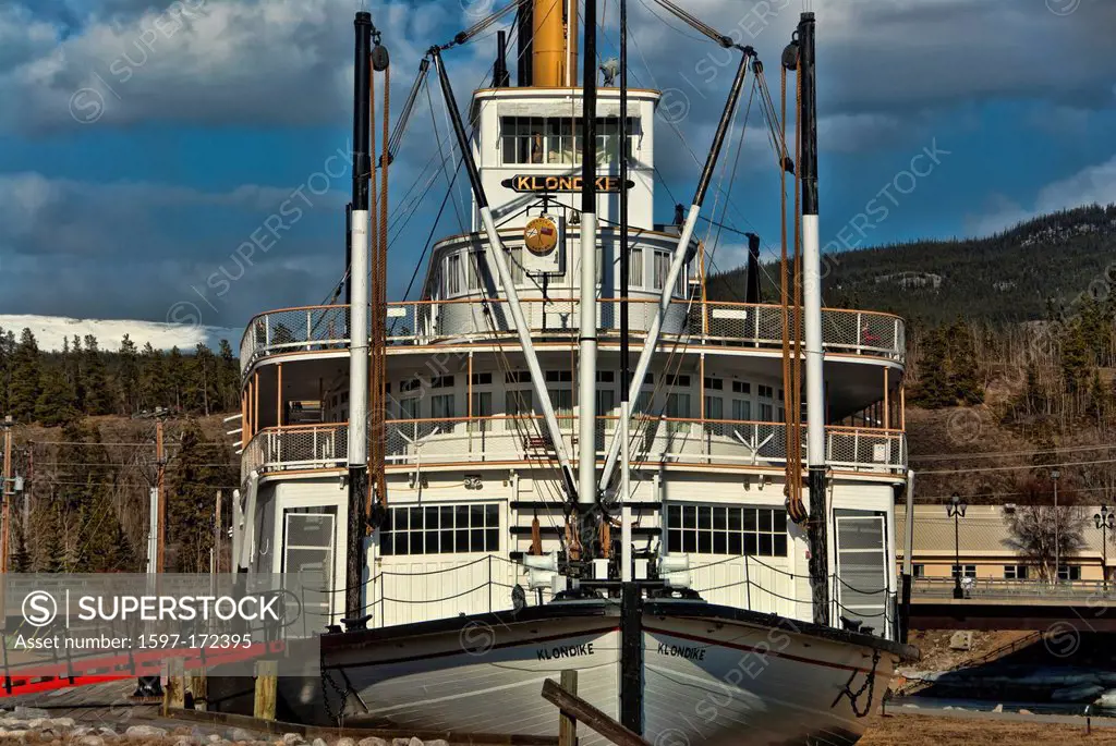 ss, Klondike, national, historic, site, Whitehorse, Yukon, Canada, ship