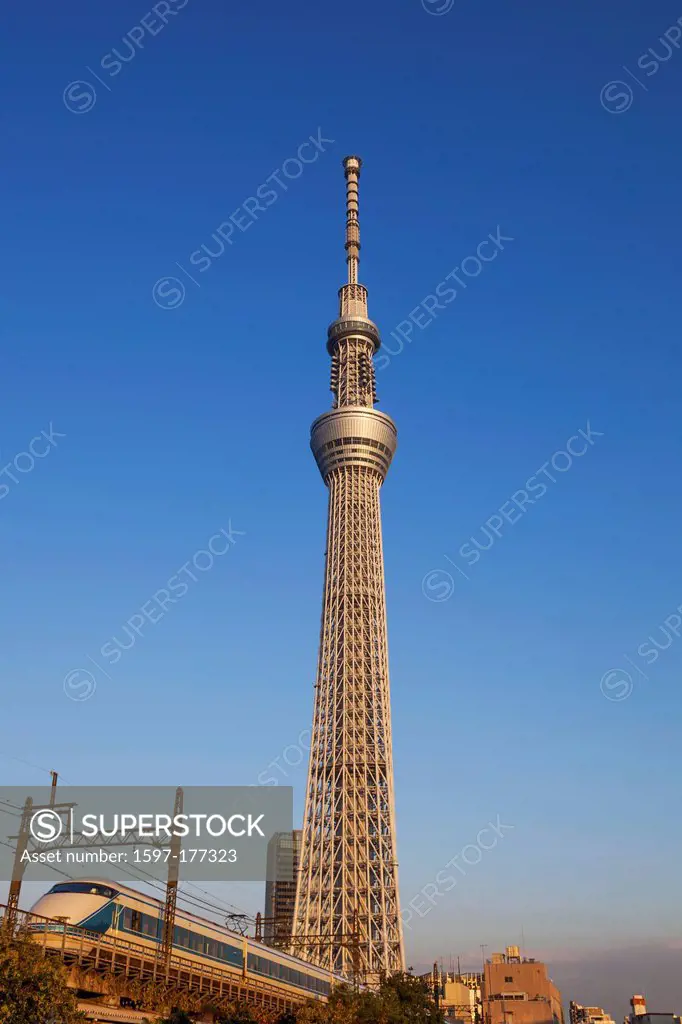 Japan, Honshu, Kanto, Tokyo, Asakusa, Skytree Tower