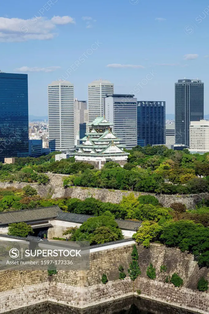 Japan, Honshu, Kansai, Osaka, Osaka Castle