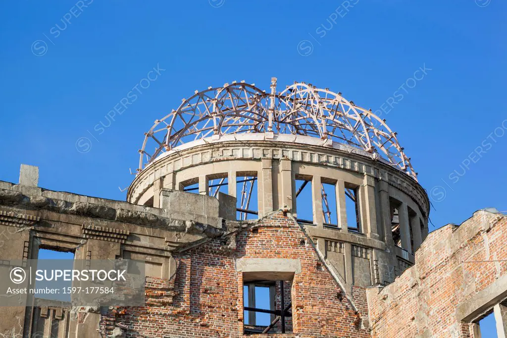 Japan, Kyushu, Hiroshima, Peace Memorial Park, A_Bomb Dome