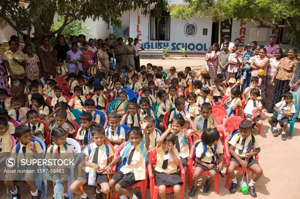 Sri Lanka, Asia, Pre School children, staff and parents, photo, parents, Pre_School, school, children, kid, 4, 5, puplis, staff, learn, educate, educa...