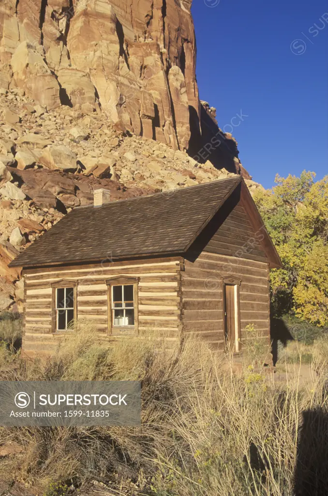 Frontier schoolhouse, Capitol Reef, Southern UT