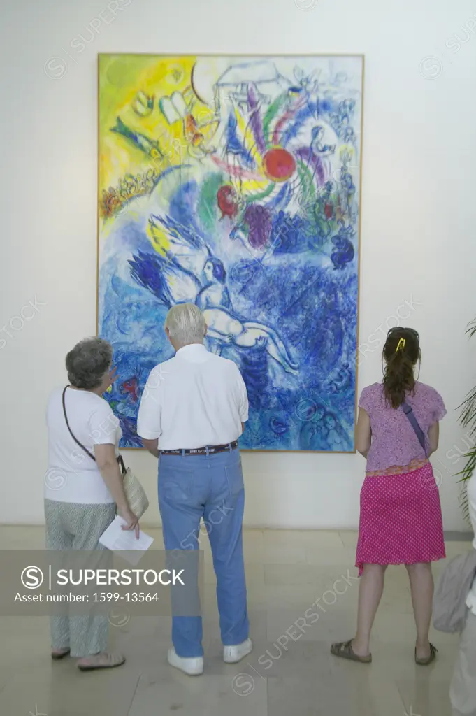 Painting by Marc Chagall, Marc Chagall Museum, Nice, France