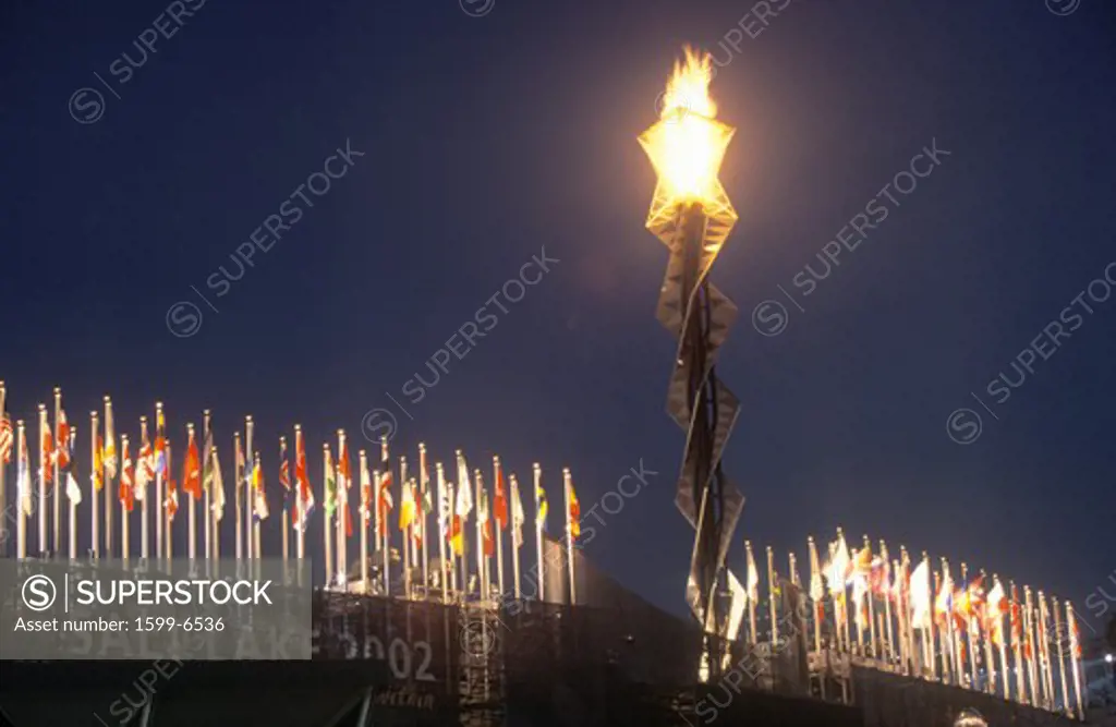 Olympic Torch, Salt Lake City, Utah, Winter Olympics, 2002